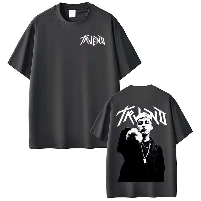 

Rapper Trueno Album Tour 2025 Tshirt Unisex Women Clothing Fashion Short Sleeve T Shirt Cotton Oversized Tshirts Streetwear S