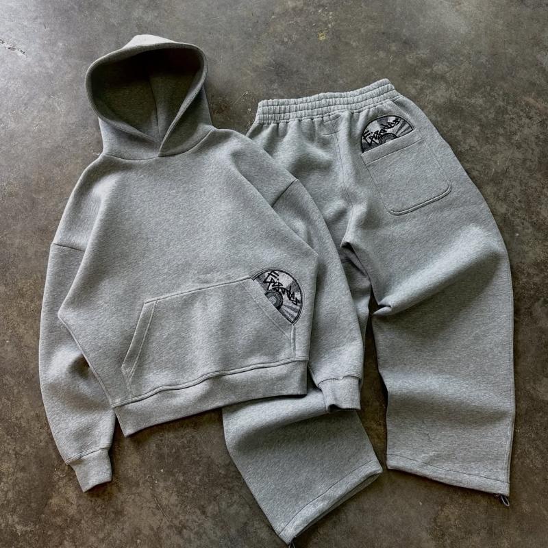 European and American autumn and winter casual pullover retro street trend hoodie