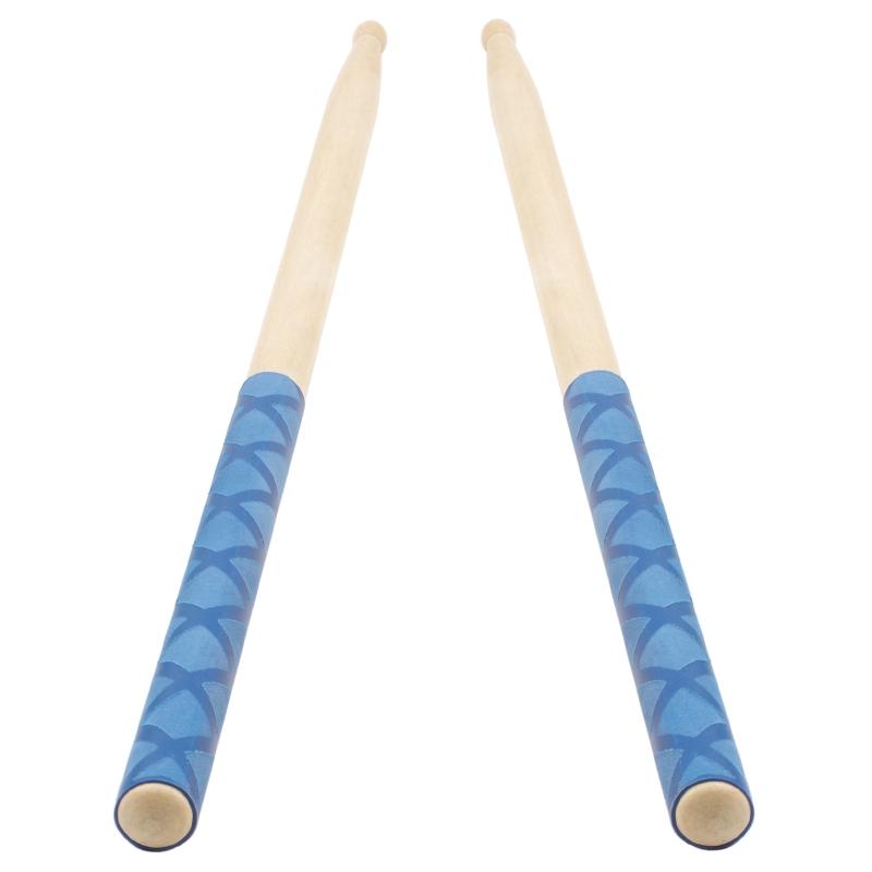 1 Pair Drum Stick Heat Shrink Tube Wraps Drumstick Grips Absorb Sweat Sleeve