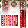 Elegant Nutcracker Christmas Decoration Hanging Door Banner Soldier Character Porch Sign