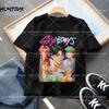 Kpop Demon Hunters Cartoon Tee Shirt Harajuku Cool Kids T-shirts Cotton Summer Tops Saja Boys Outfits Gift Baby Girl Boy Clothes