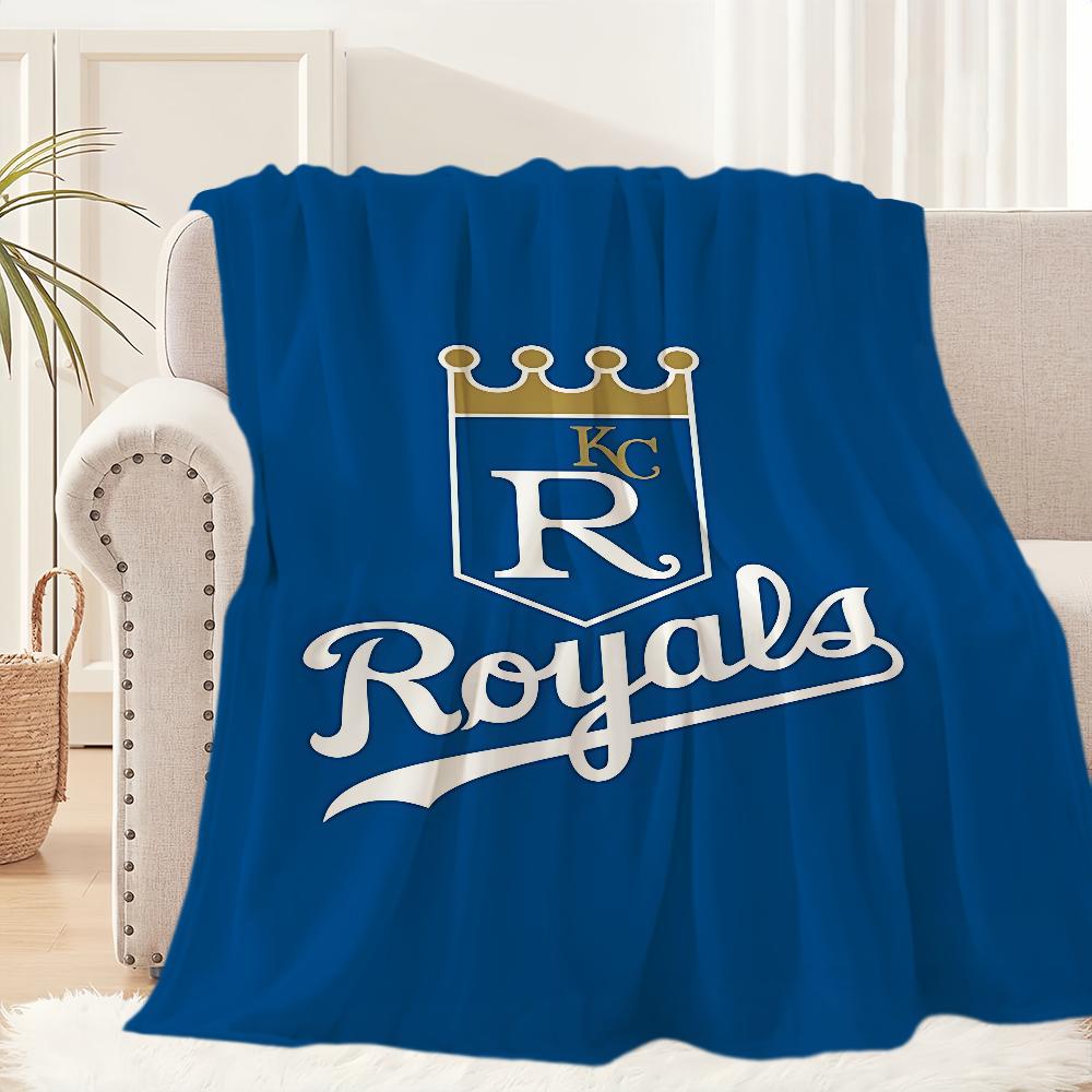 K-Kansas City R-Royals Baseball Blanket Blanket for Couch Sofa Travel Home Hiking Picni Bed Beding Flannel Blanket birthday gift