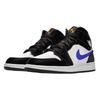 Air Jordan 1 Mid Schwarz Racer Blau Weiß