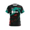 Nuova Camicia da Bowling Colorata con Testo Ispiratore Martello Stampa 3D a Maniche Corte T-shirt Sportiva Casual Larga Asciugatura Rapida