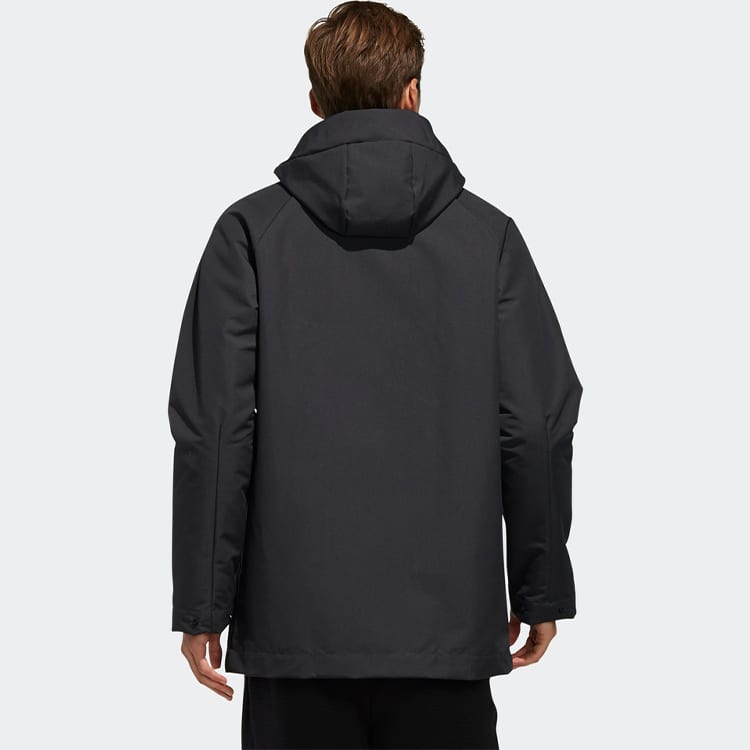 Adidas Jackets Men's Black Hooded Moderate Other FM9341