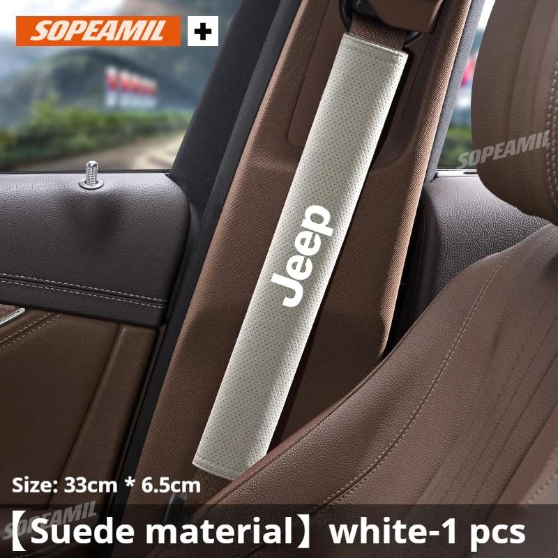 For Jeep Jeep Grand Cherokee Wrangler JK Gladiator Patriot Commander Renegade Compass SRT Trail Hawk Car Seat Belt Protect Sh