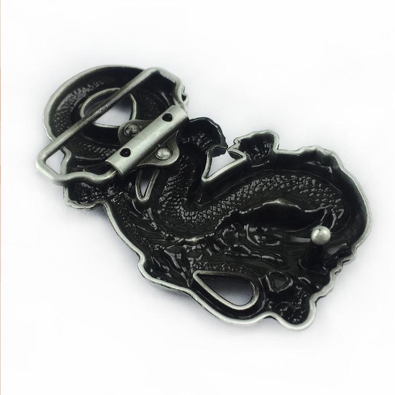 Zinklegierung Chinesischer Drache Gürtelschnalle - Retro Lässiger Jugend Mode Trend