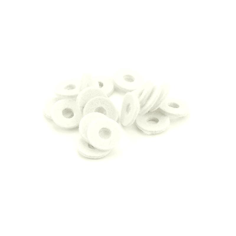 20Pcs Trumpet Felt Washer Cushion Washers Cork Pad Valves Replacement Parts Kits