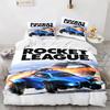 Rocket League Auto Rocket League 3D NUOVO Copripiumino Federa Set Biancheria da Letto Adulto Ragazzo Ragazza Decorazione Camera da Letto Singolo Matrimoniale Grande