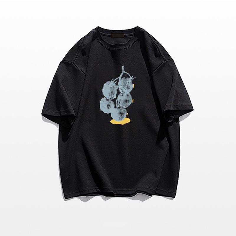 Plus Size Women's White Cotton Short Sleeve T-Shirt - Summer 2025 American Trend Loose Fit