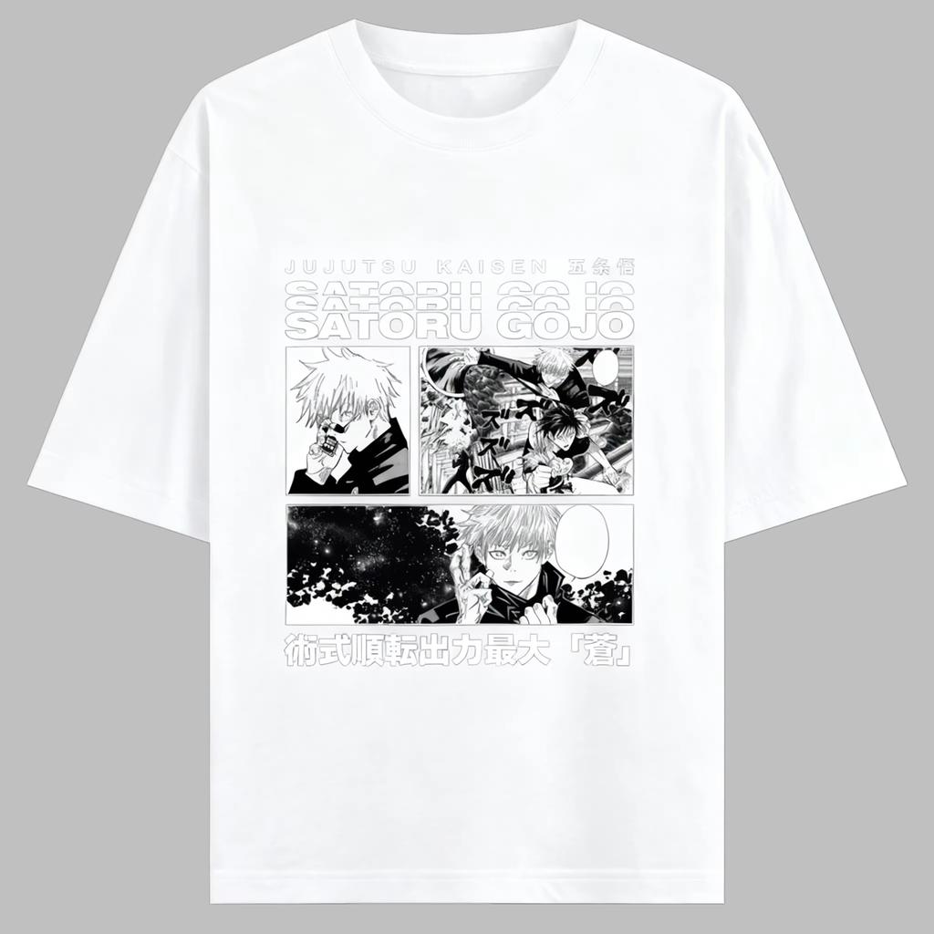 2026 New Spellbound Battle Anime Fivezou Urisuke Pure Cotton TShirt Mens and Womens