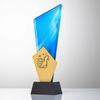 Customized High-end Metal Crystal Trophy, Excellent Staff Company Annual Meeting Awards, Home Decorations Outstanding Medal, 1Pc
