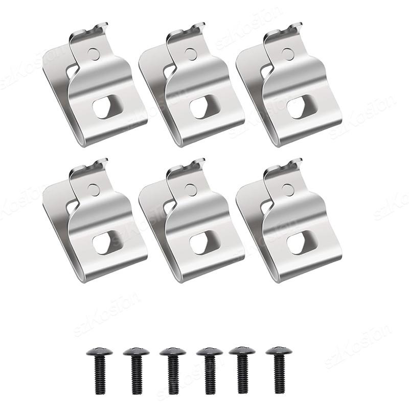 Drill Belt Clip Hooks for Dewalt 20V MAX Electric Tool DCD771C2 DCD980 DCD985 Stainless Steel Belt Clip for Dewalt Accessories