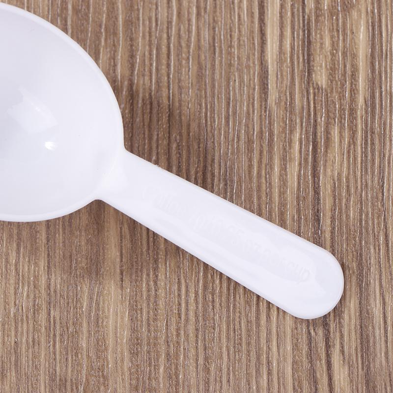 10Pcs Black White Measuring Teaspoon Scoop Plastic 7G 15Ml Measuring Spoons Milk Powder Spoon Coffee Beans Container Scoops