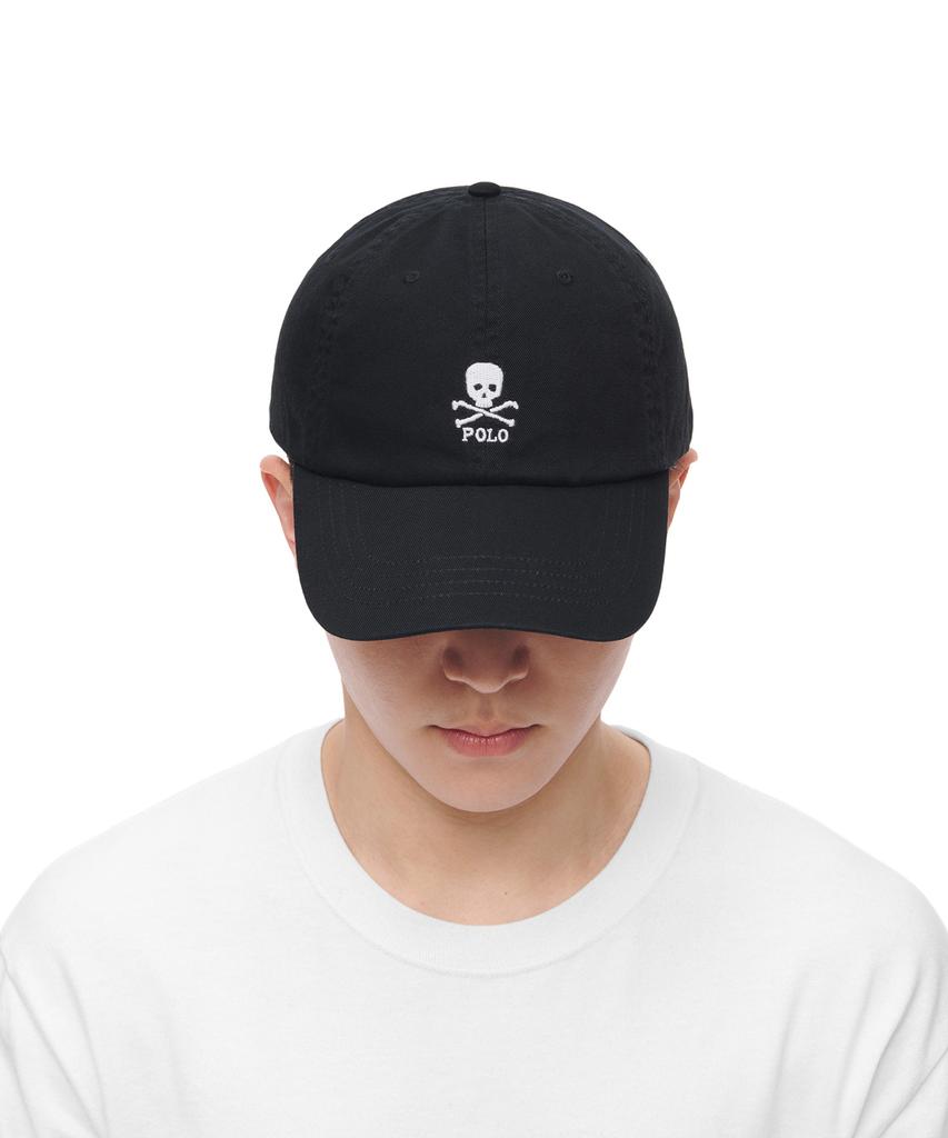 POLO RALPH LAUREN Skull Chino Ball Cap - Black