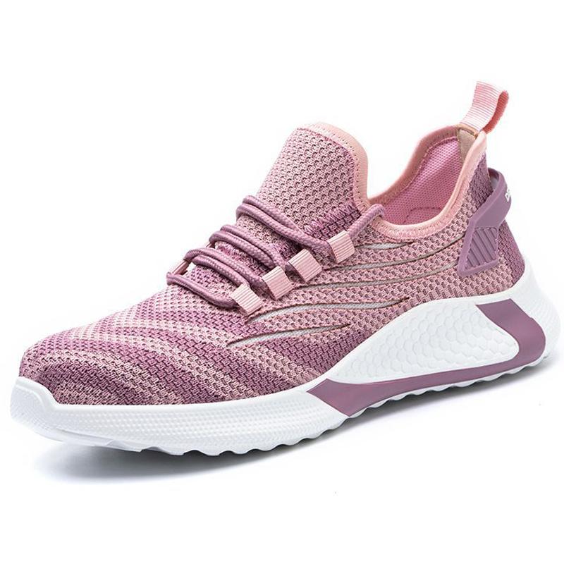 

Breathable Safety Shoes For Women Men Steel toe Shoes Work Sneakers Puncture-Proof Protection Shoes outdoors Security Boots 35