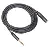 Gold-Plated All-Copper Shielded 6.35mm Stereo Noise-Reducing Guitar/Organ Audio Extension Cable (Male to Female)