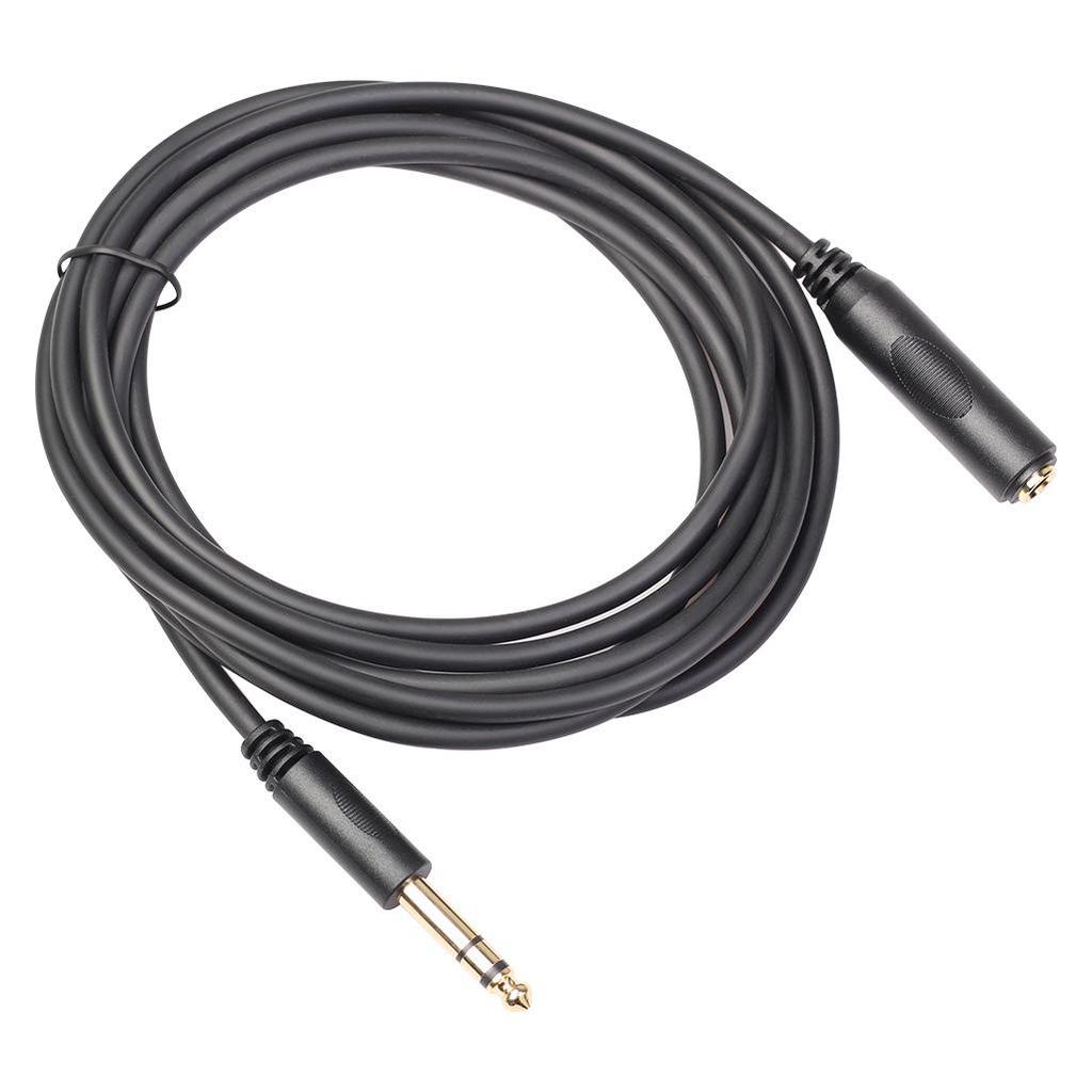 Gold-Plated All-Copper Shielded 6.35mm Stereo Noise-Reducing Guitar/Organ Audio Extension Cable (Male to Female)