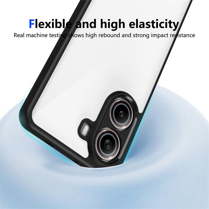 Hülle Für Xiaomi Poco X7 Pro 5G Hülle Silikon Bumper Klar Hart PC Rückseite Für Poko Little X7Pro PocoX7pro Linsenschutz Funda
