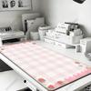 Strawberry Desk Mat Kawaii Mousepad Pink Cute milk sakura cherry blossom pattern Pastel aesthetic deskmat XXL gaming mouse pads