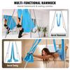 SucceBuy Aerial Yoga Frame & Hammock 9.67 ft Yoga Swing Stand W/13.1 Yards Aerial Hammock Max 551lbs Yoga Rig for Indoor Outdoor