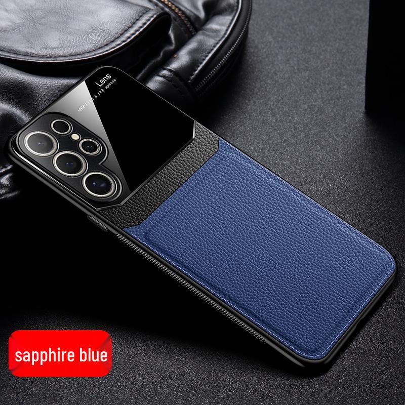 Compatible Samsung Phone Cases: S25 Ultra, S24 FE, S22, A53, A72, A34, Note 20+ with Leather Texture