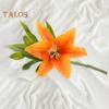Artificial Lily Flower No Withering Decoration 3D Printing Creative Clear Texture Simulation Flower Home Decor