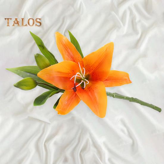 Artificial Lily Flower No Withering Decoration 3D Printing Creative Clear Texture Simulation Flower Home Decor