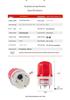 LTE-5101J LED Strobe Warning Light with Sound Alarm, 90dB Mechanical Indicator
