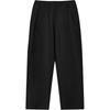 Men's Pants Knitted Sweatpants Men's Jet Black-BK Moderate Straight Fit Pants