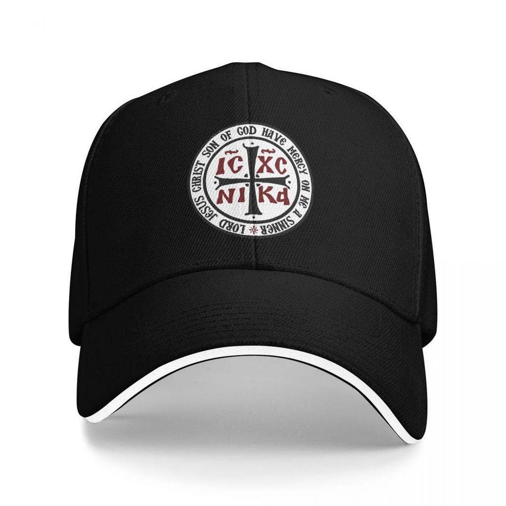 Ic Xc Nika Orthodox Symbol Print Baseball Caps Snapback Baseball Hats Breathable Casual Casquette Outdoor for Men And Women