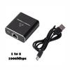 1 Set 1000Mbps Network Connector Gigabit Ethernet Switch Rj45 Splitter Lan Gigabit Extension Adapter For Router Pc Laptop Tv Box