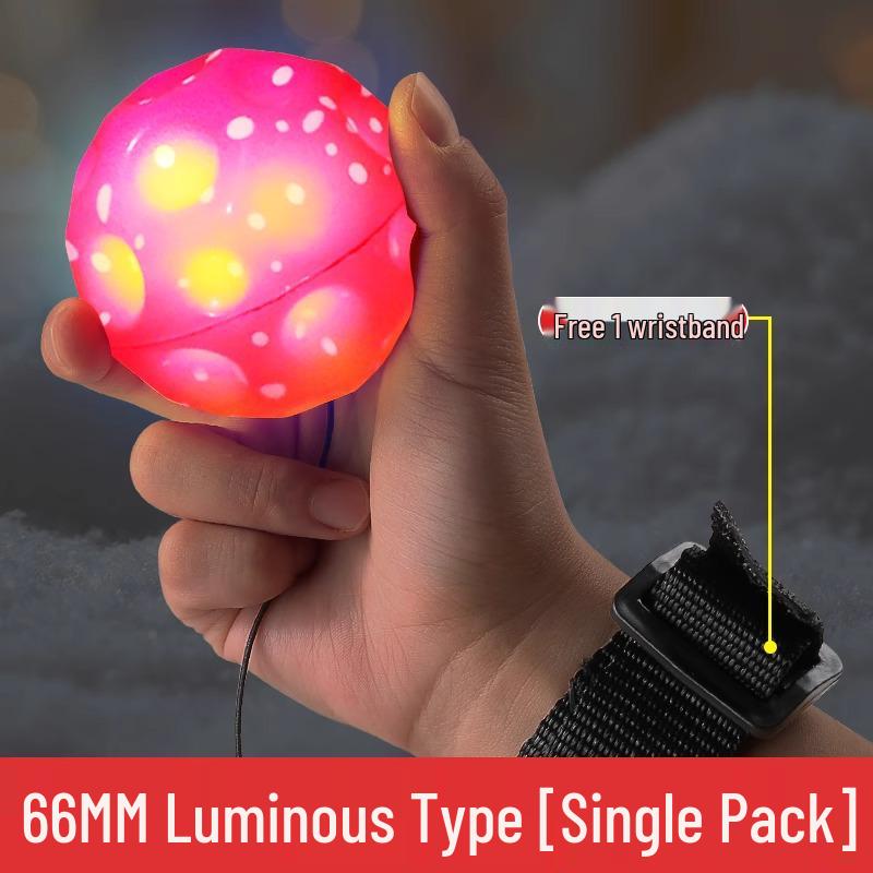 Elastic Wristband Rubber Boomerang Ball for Kids & Seniors - Fun & Stress Relief.