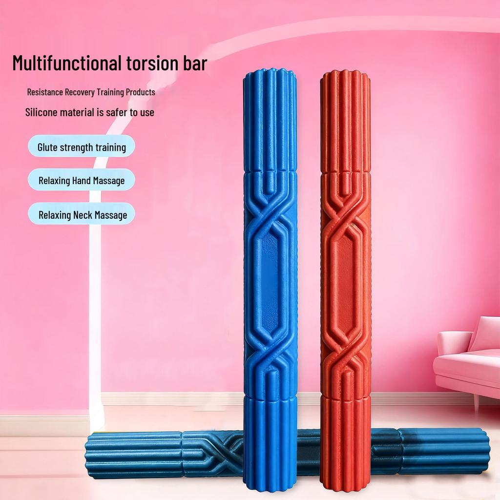 Multifunctional TPE Resistance Bar: Fitness, Children's Arm Training, Muscle Relaxation, and Massage Device