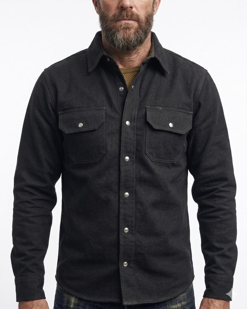 Motorcycle Shirt 100% Aramid Kevlar Lined Motorbike Protective Jacket With CE Armours