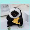 Adorable Plush Toy Cute White Faced Monkey Keychain Cartoon Style Soft Doll