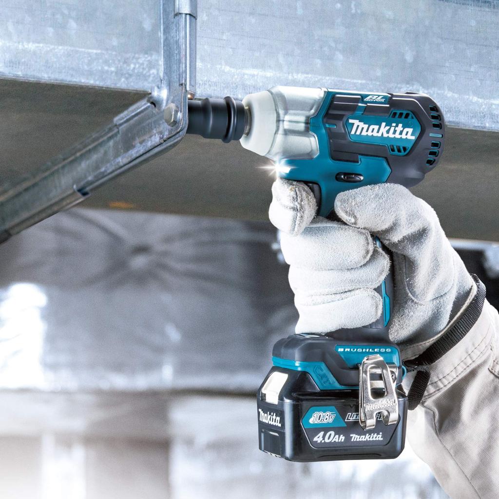 Makita TW161DSMX Rechargeable Impact with Two and Case Wrench, 10.8V 4Ah, Batteries, Charger,