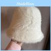 Wool Blend Fuzzy Bucket Hat With Wide Brim For Winter Warmth And Fashion