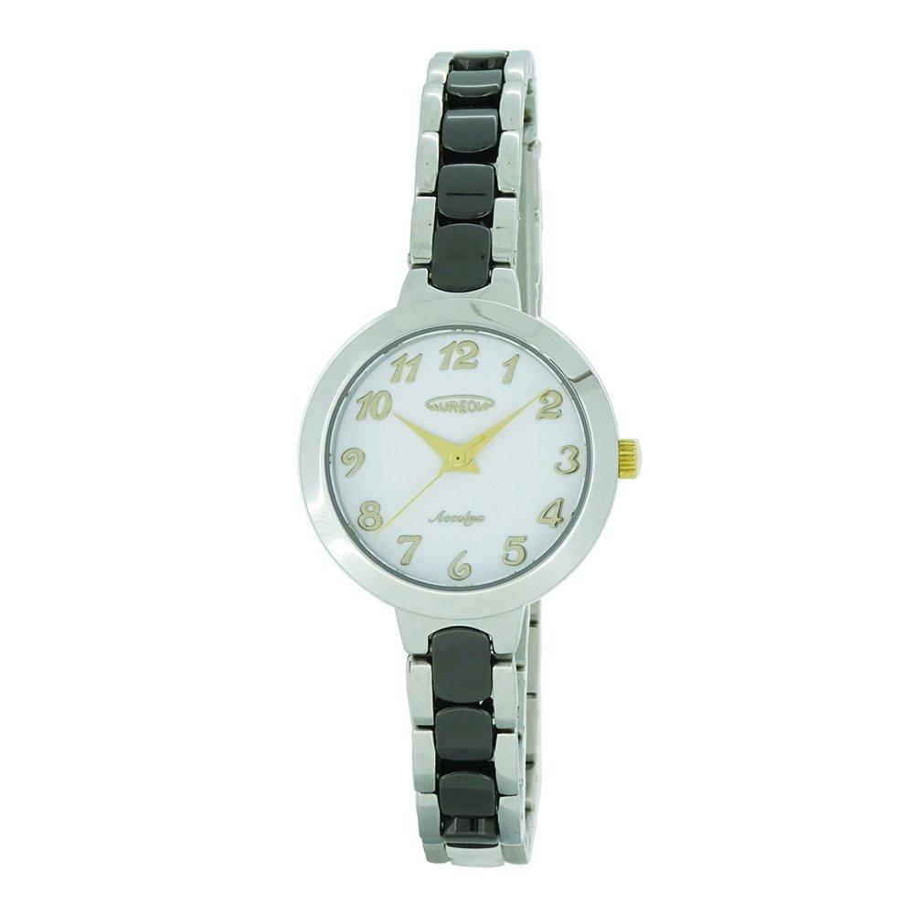 

Aureole Watch Black Case 3 x Case cm Ladies Width 2.5 cm, Thickness 0.8 чёрный