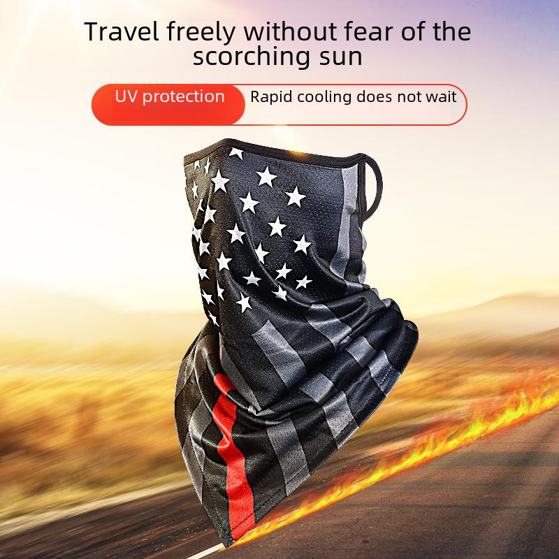 Ice Silk Magic Headscarf: Breathable, Quick-Drying Triangle Scarf for Cycling, Fishing, and Mountaineering (XTJ30)