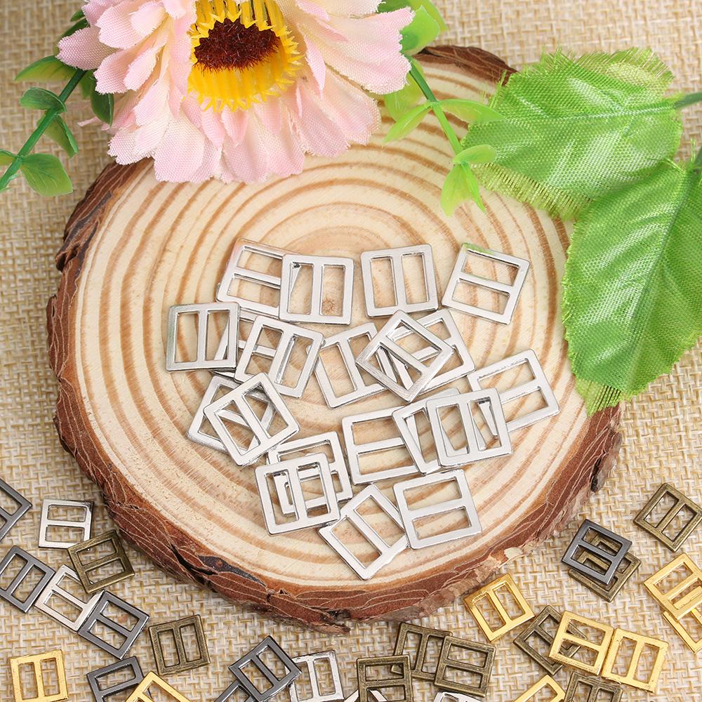 20/40Pcs Tiny Tri-glide Belt Buckle for DIY Doll Clothes Bags Mini Buckles Buttons Diy Doll Shoes Clothing Accessories 6/7/8.5mm
