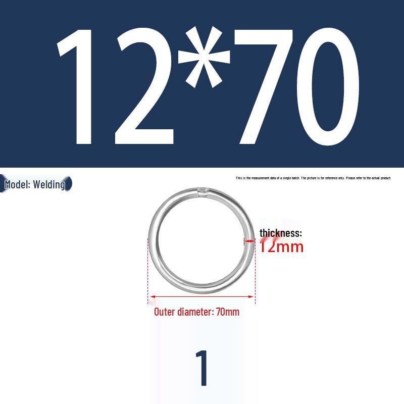304 Stainless Steel Seamless O-Ring for Lifting and Hammock Yoga Connection