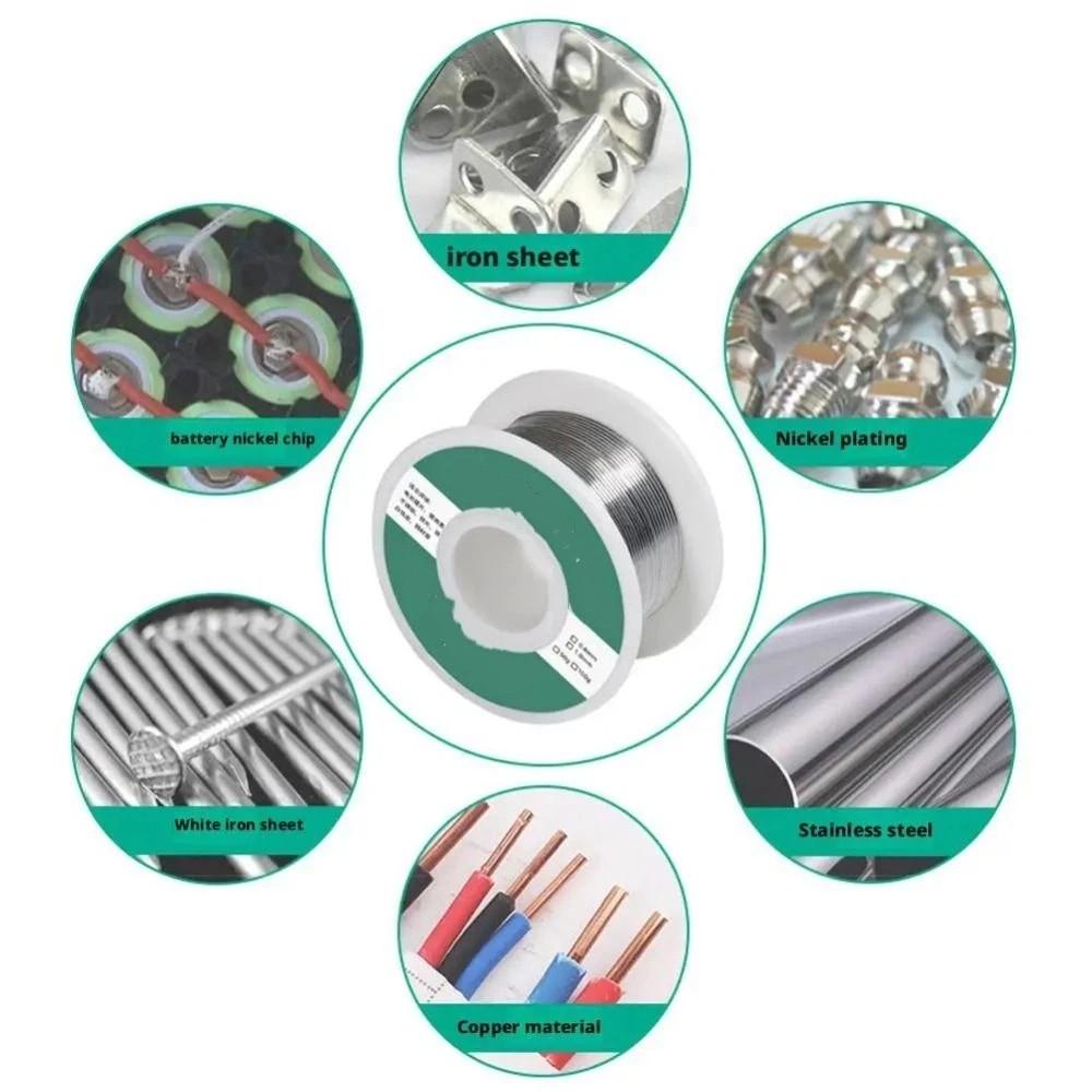 1.0mm Diameter Solder Wire 50g Weight 100g Weight Welding Wire Rosin Core Flux High-Purity Alloy Soldering Wire