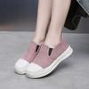 High on Platform Canvas Shoes for Women Original Offer Comfortable and Elegant Cotton Cheap Trends 2025 Deals New Woman Footwear