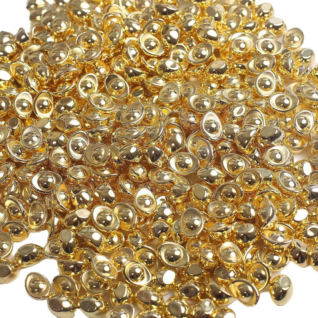 Wealth-Attracting Chinese-Style Gold-Plated Silver Ingots - Living Room/Office Ornament, Color-Preserving, No Fade.