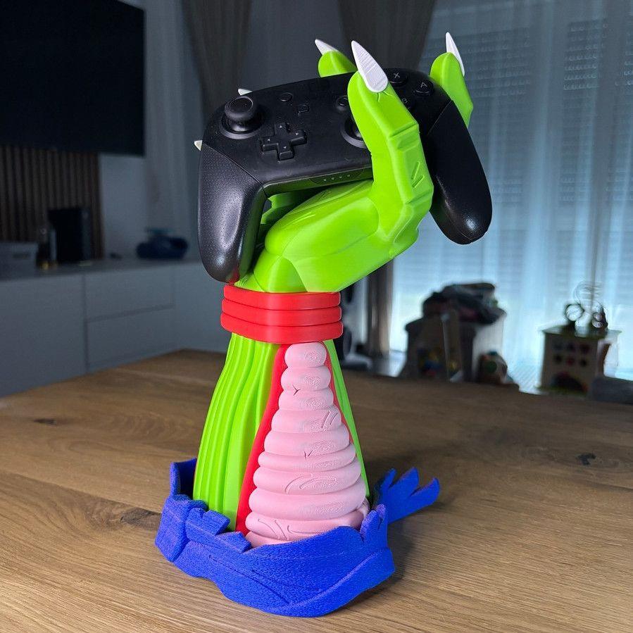 

29cm Animation Innovative Dragon Sphere Piccolo Arm Game Controller Stand 3D Printed Figurine For Ps5 Xbox Acg Decoration Plaything Present