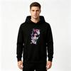 Men Anime Printed Pullover Hoodie Inosuke Pattern Casual Long Sleeve Sweatshirt for Daily Wear