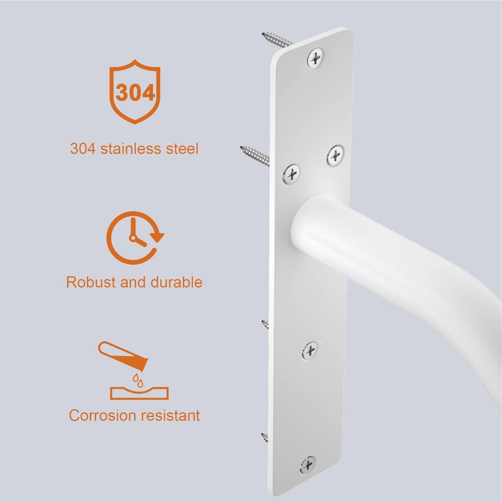 Wall Mount Staircase Handrail Alloy Steel Hvy Duty Stair Railing Grab Bar for Garage