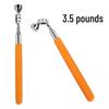 3.5 lb Telescopic Magnetic Pickup Tool with Square & Round Mirrors for Auto Repair