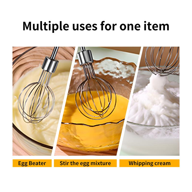 Wireless Portable Electric Food Mixer Automatic Whisk Dough Egg Beater Baking Cake Cream Whipper Kitchen Tool 2